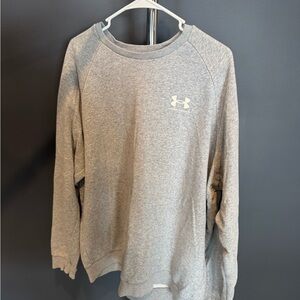 Under Armour Men's Light Gray Crewneck Sweatshirt